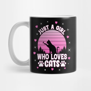 Just A Girl Who Loves Cats Mug